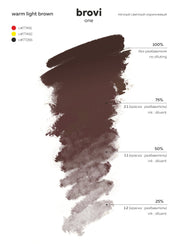 Brovi PMU Pigments - Warm Light Brown - Mr.PMU