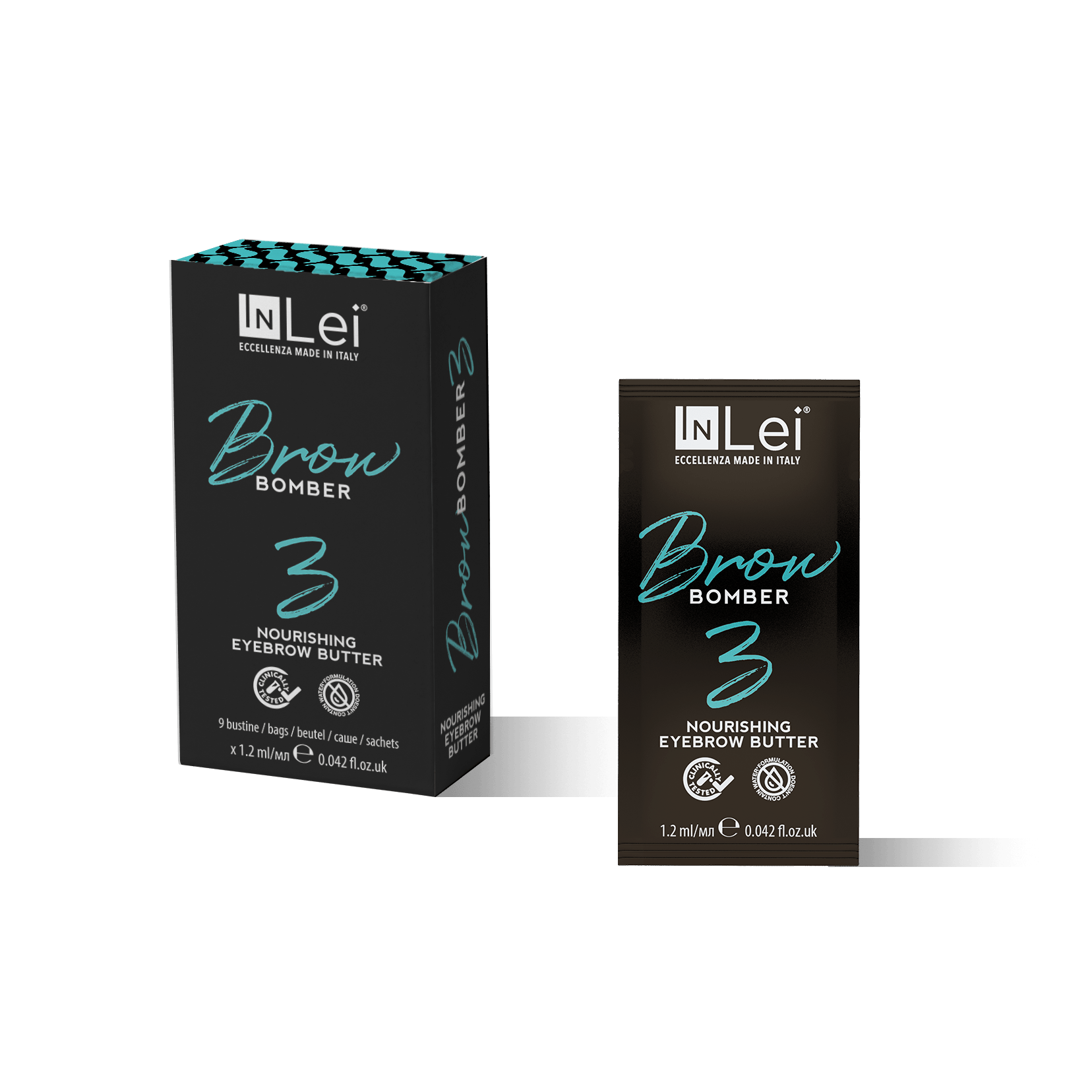 BROW BOMBER 3 MONODOSE mantequilla nutritiva para cejas 9 x 1,2 ml - Mr.PMU