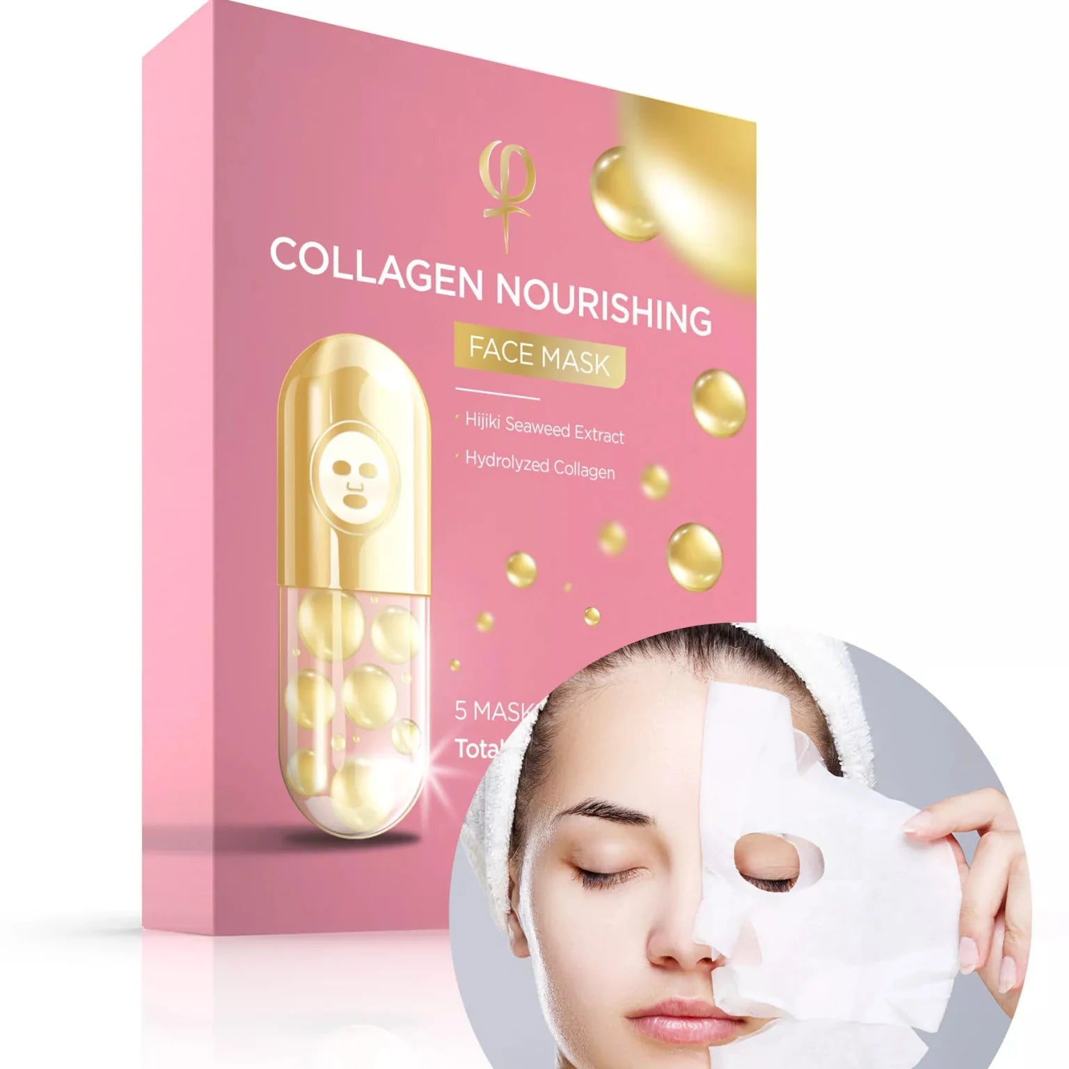 Collagen Nourishing Face Mask 1 x 5pcs - Premium PhiSeller