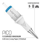 Confezione da 20 cartucce Vertix Pico Magnum Curved Long Taper - mrpmu