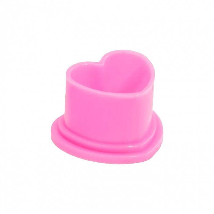 Paquete de 500 contenedores para pigmentos Saferly Heart - Rosa - mrpmu