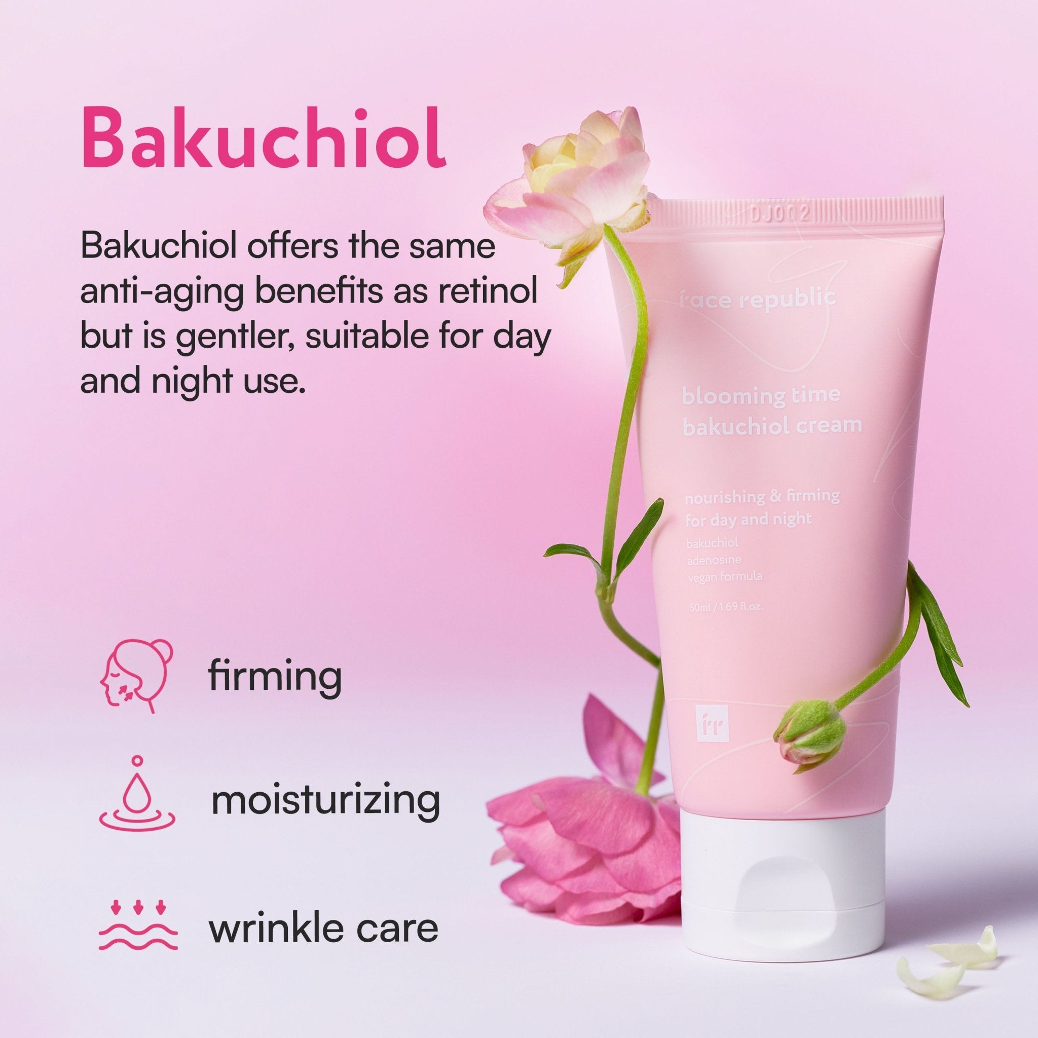Face Republic - Blooming Time Bakuchiol Cream 50ml - Mr.PMU