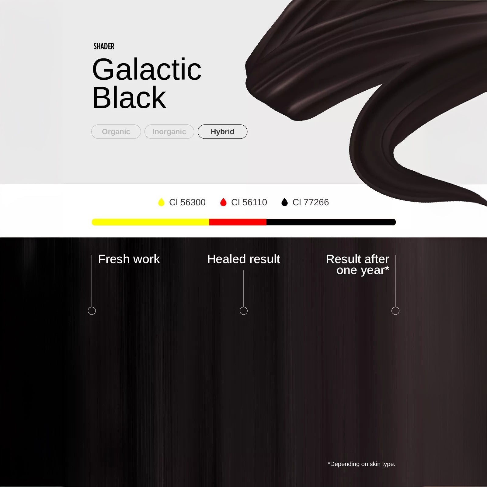 Pigmento Galactic Black PMU Mix Shader 10ml - mrpmu
