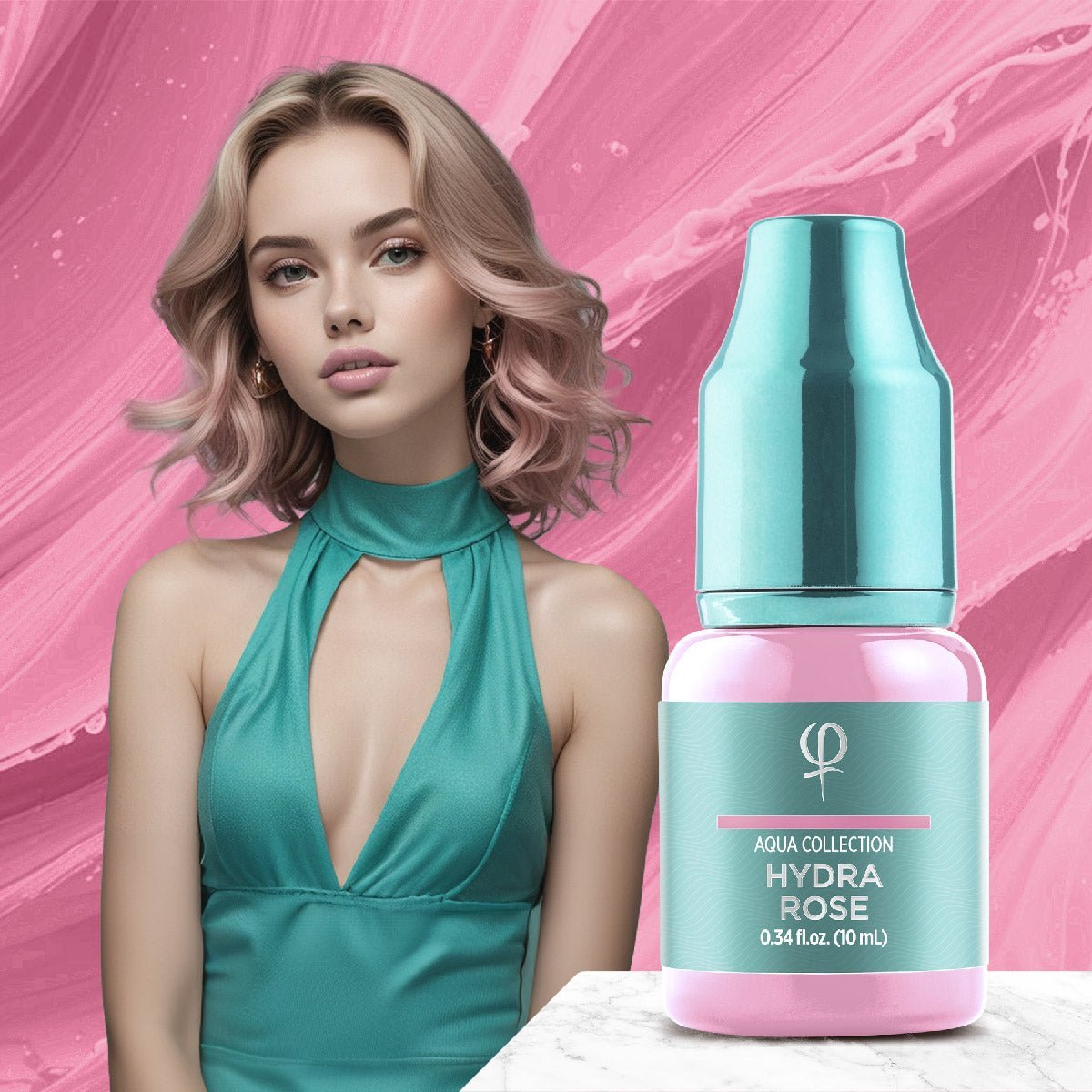 Pigmento Hydra Rose PMU 10ml - Mr.PMU