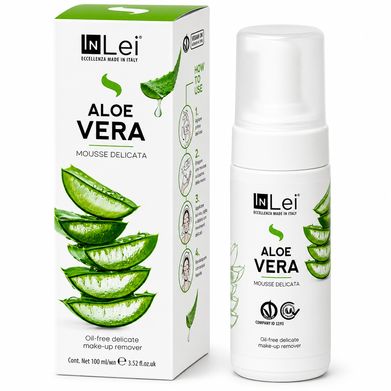 INLEI - Mousse Aloe Vera 100ml - Mr.PMU