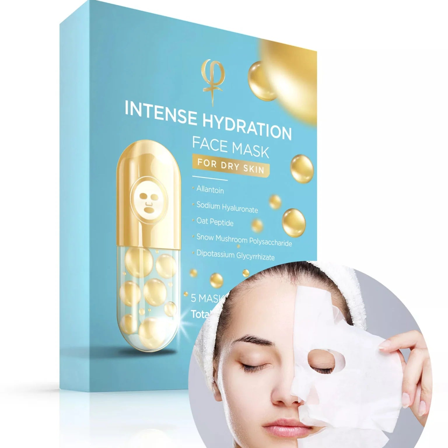 Intense Hydration Face Mask 1 x 5pcs - Premium PhiSeller