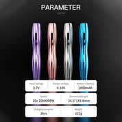 Máquina de tatuajes inalámbrica con recorrido de 2,5 mm para maquillaje permanente Dragonhawk | Mast P20 - mrpmu
