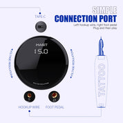Mast Circle Tattoo Power Supply OLED Simple Power for Tattoo Machines - Dragonhawk - mrpmu