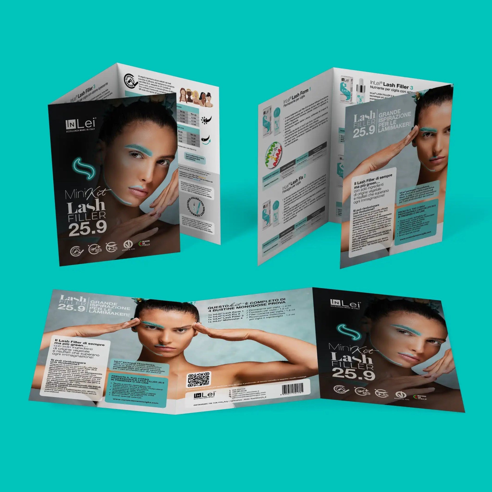 MINI KIT LASH FILLER 25.9 laminación de pestañas 4 x 1,2 ml - Mr.PMU