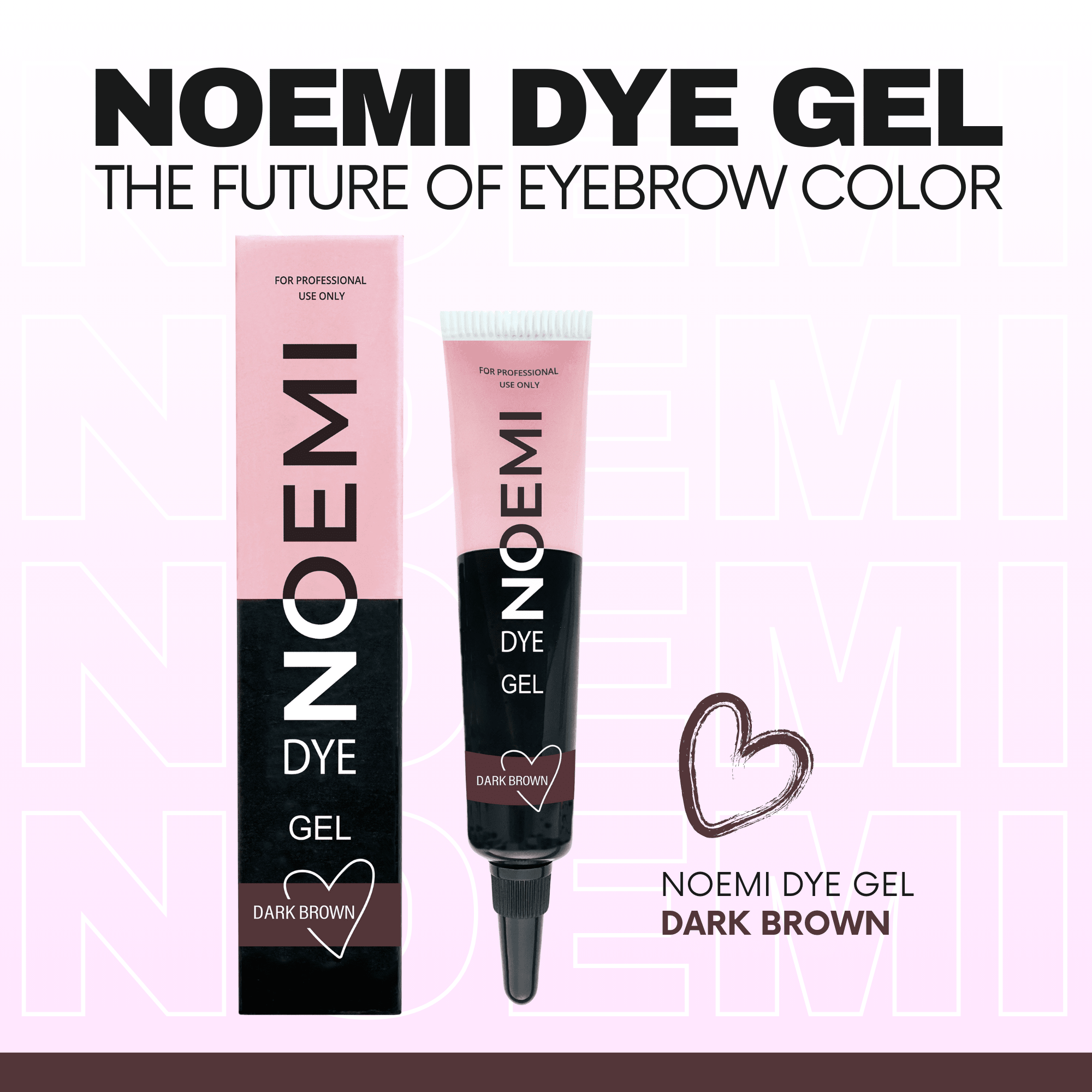 NOEMI - Tinta Gel para Pestañas Cejas - Mr.PMU