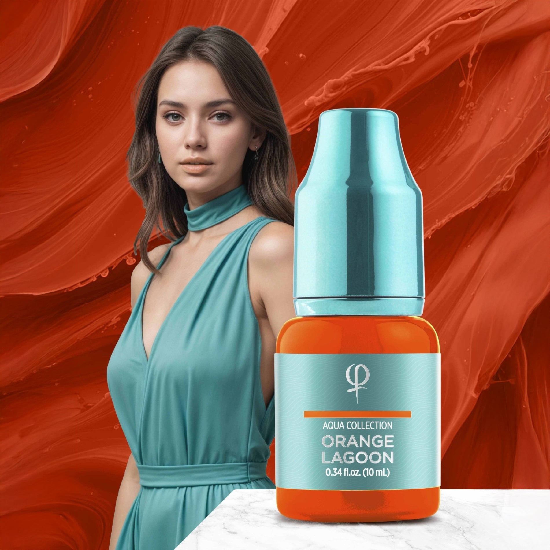 Pigmento Orange Lagoon PMU 10ml - Mr.PMU