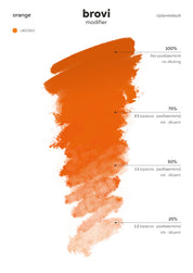 Pigmentos Brovi PMU - Naranja 