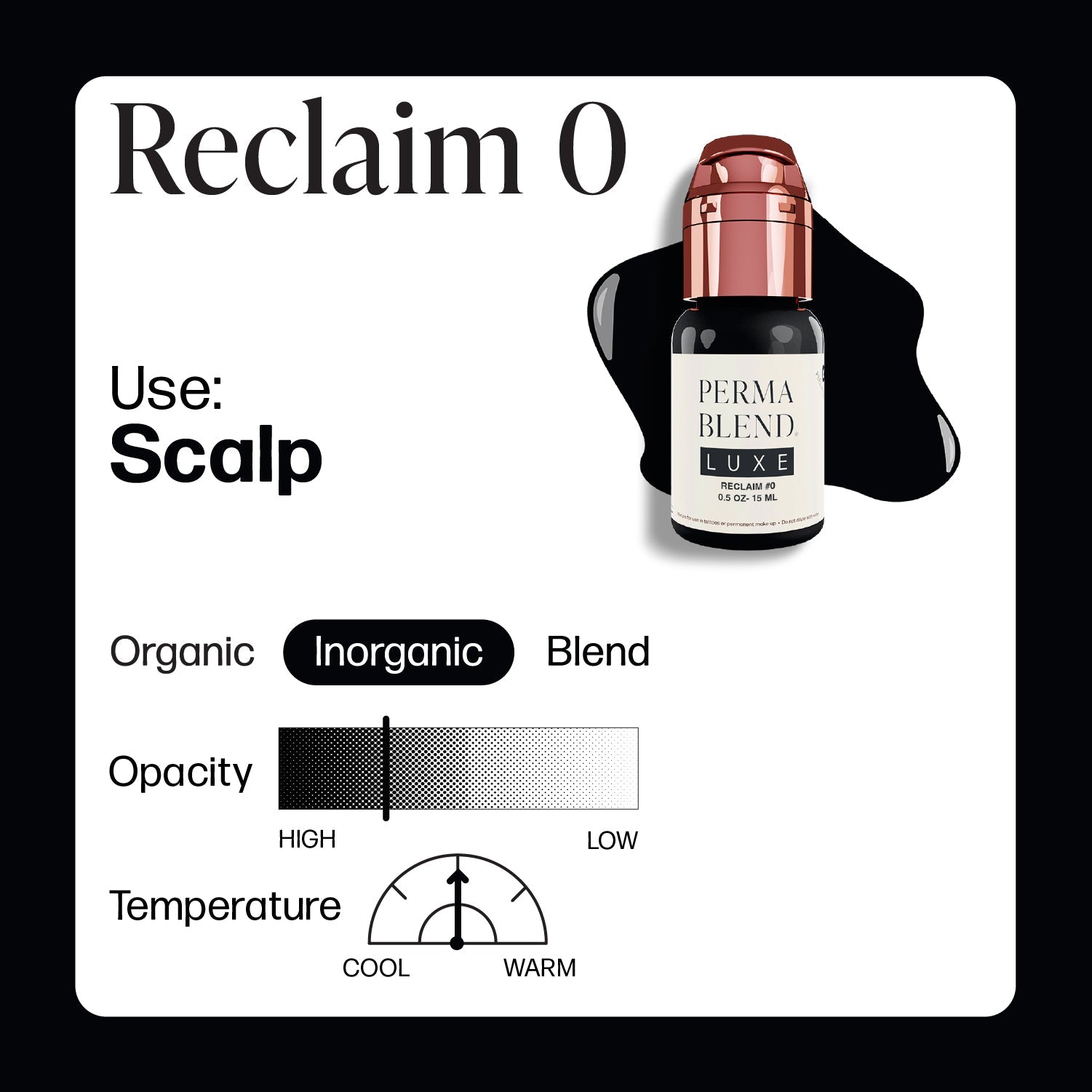 Perma Blend Luxe PMU Ink - Stevey G. Reclaim #0 15ml - mrpmu