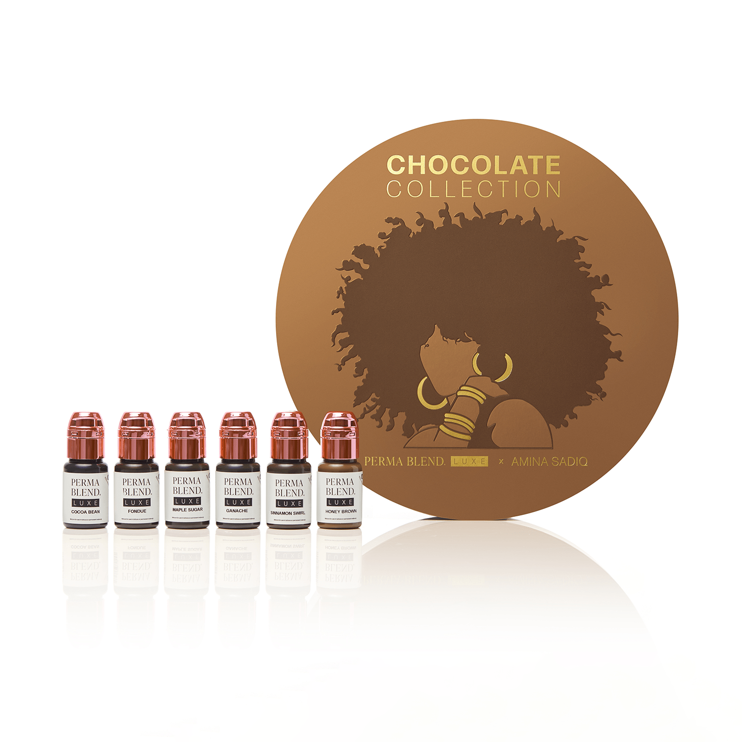Perma Blend Luxe PMU Ink - The Chocolate Collection - Set Completo de 6x15ml - mrpmu