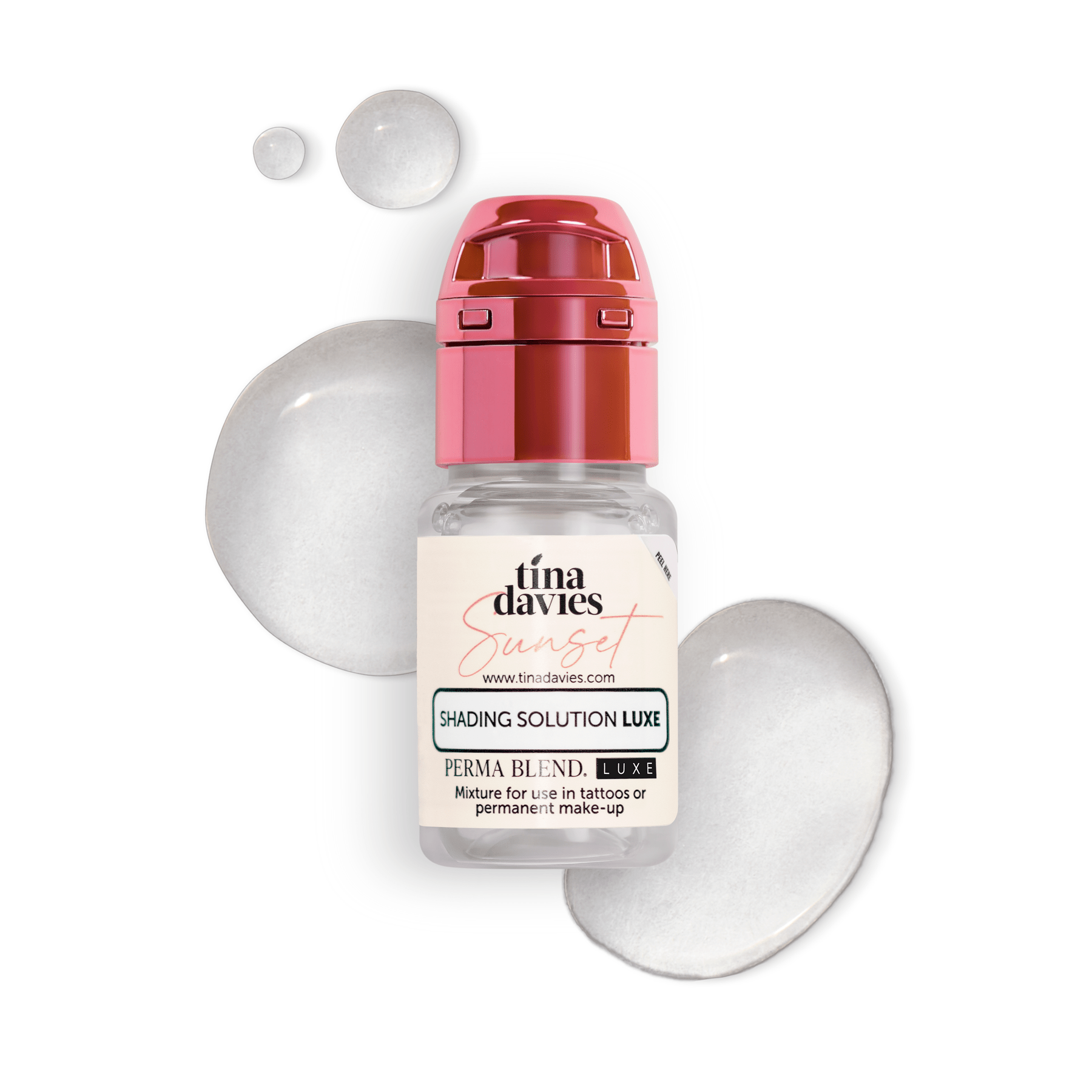 Perma Blend Luxe PMU Ink - Colección Tina Davies Sunset Brow - Set Completo - 4x15ml - mrpmu