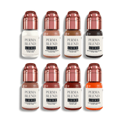 Perma Blend Luxe PMU Ink - Set de Areola Unstoppable de Vicky Martin - 8x15ml - mrpmu