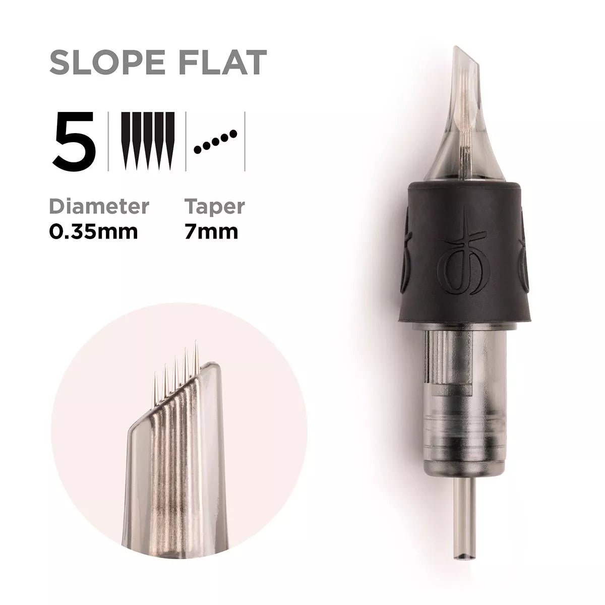 Phi Black Cartridge 7mm taper - 10pcs - Mr.PMU