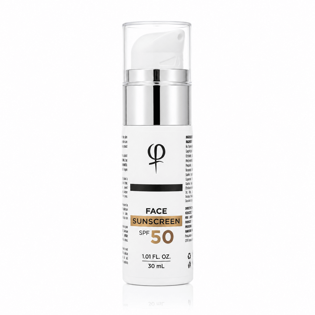 PhiAcademy - Face Sunscreen SPF 50 30ml - Mr.PMU