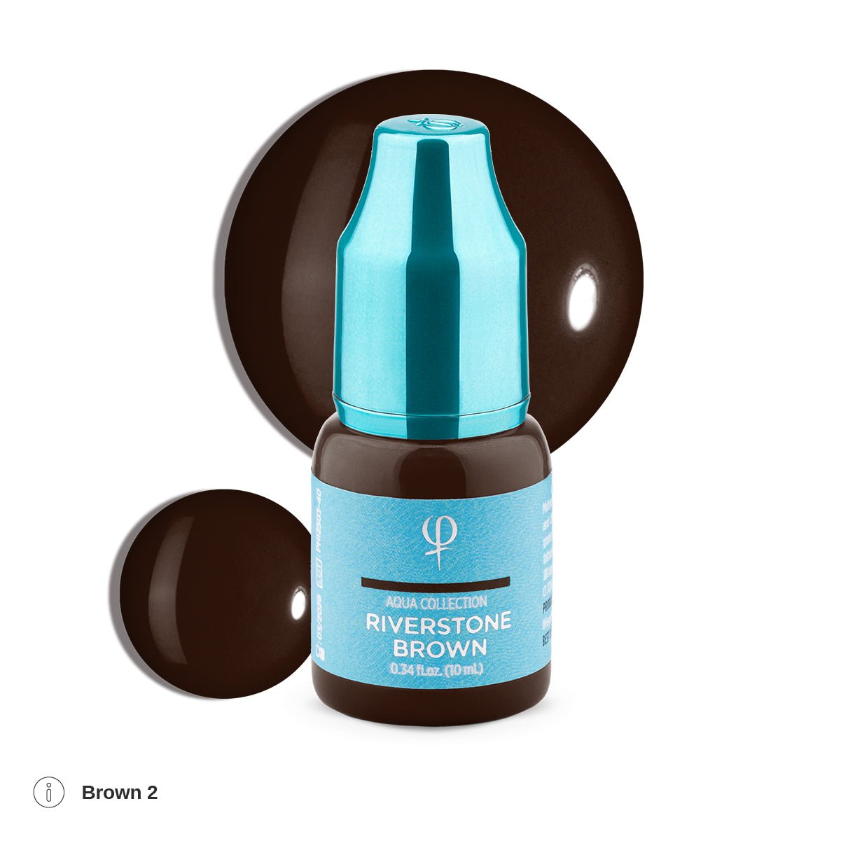 PhiAcademy - Riverstone Brown PMU Pigment 10ml - Mr.PMU