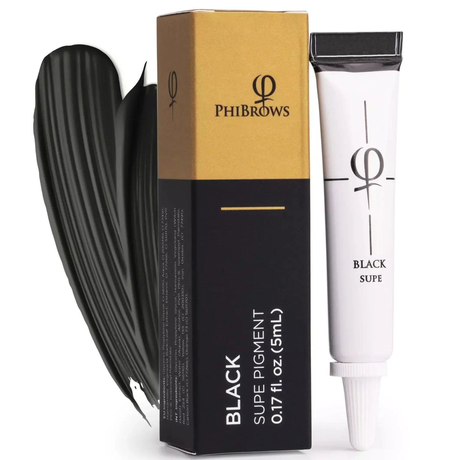 PhiBrows Black SUPE Pigment 5ml - Premium PhiSeller