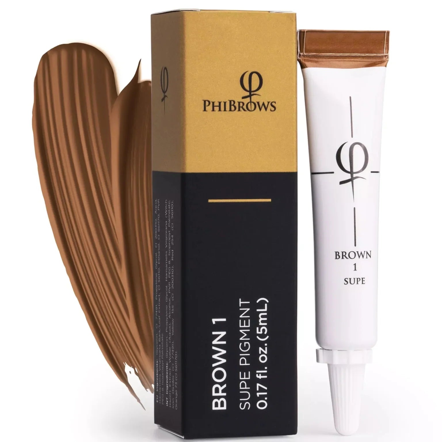 PhiBrows Brown 1 SUPE Pigment 5ml - Premium PhiSeller