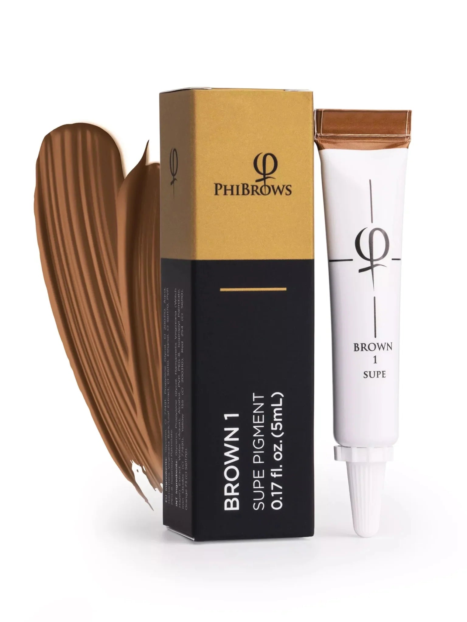 PhiBrows Brown 1 SUPE Pigment 5ml - Premium PhiSeller