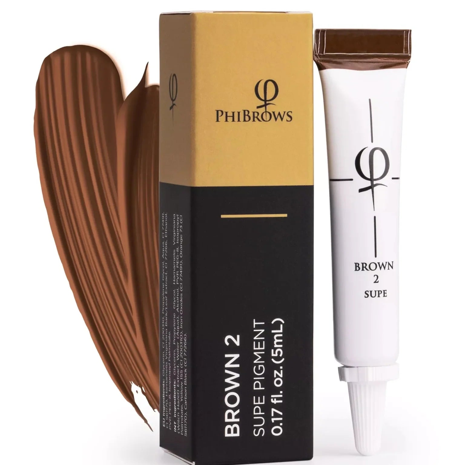 PhiBrows Brown 2 SUPE Pigment 5ml - Premium PhiSeller