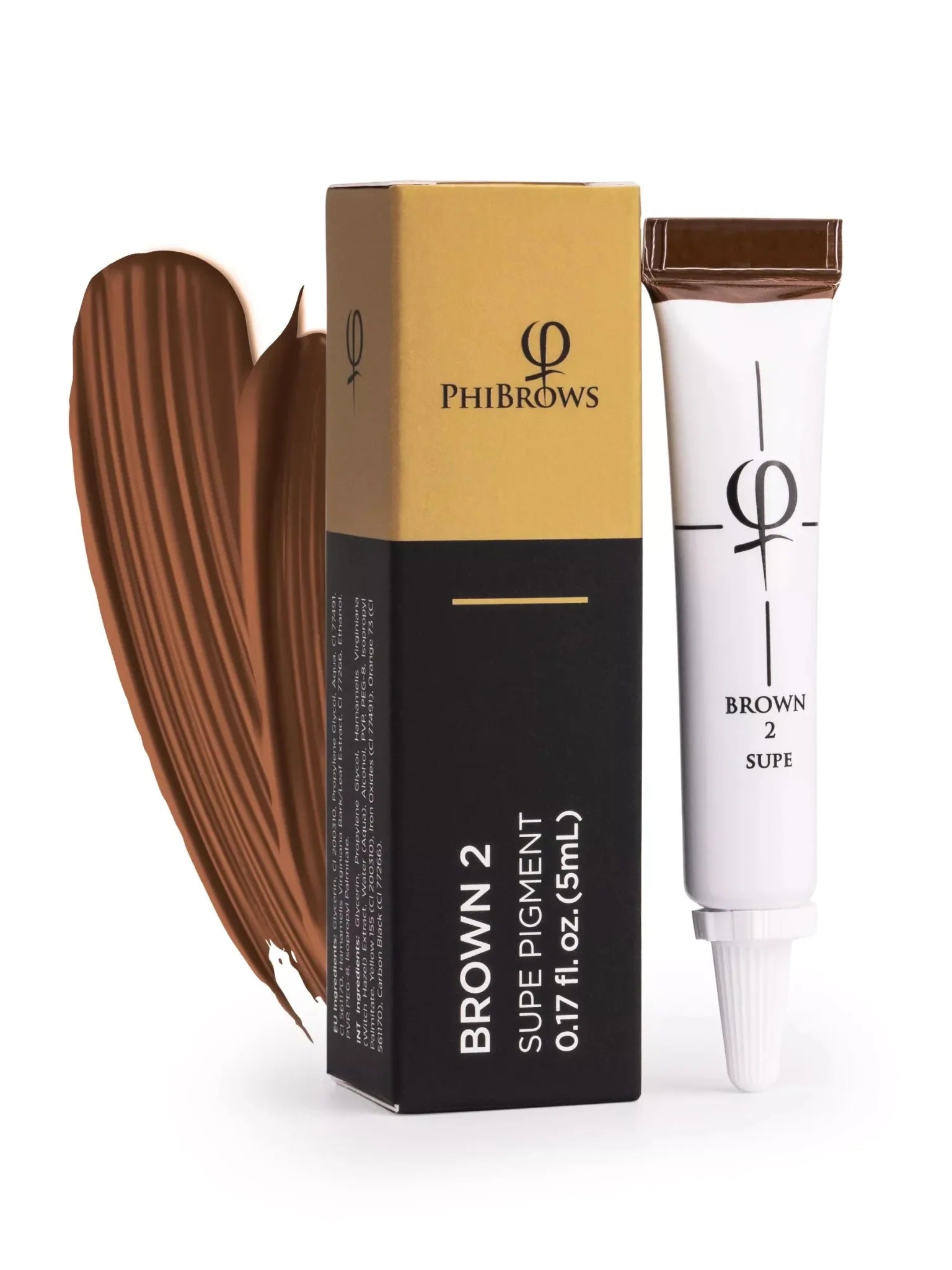 PhiBrows Brown 2 SUPE Pigment 5ml - Premium PhiSeller