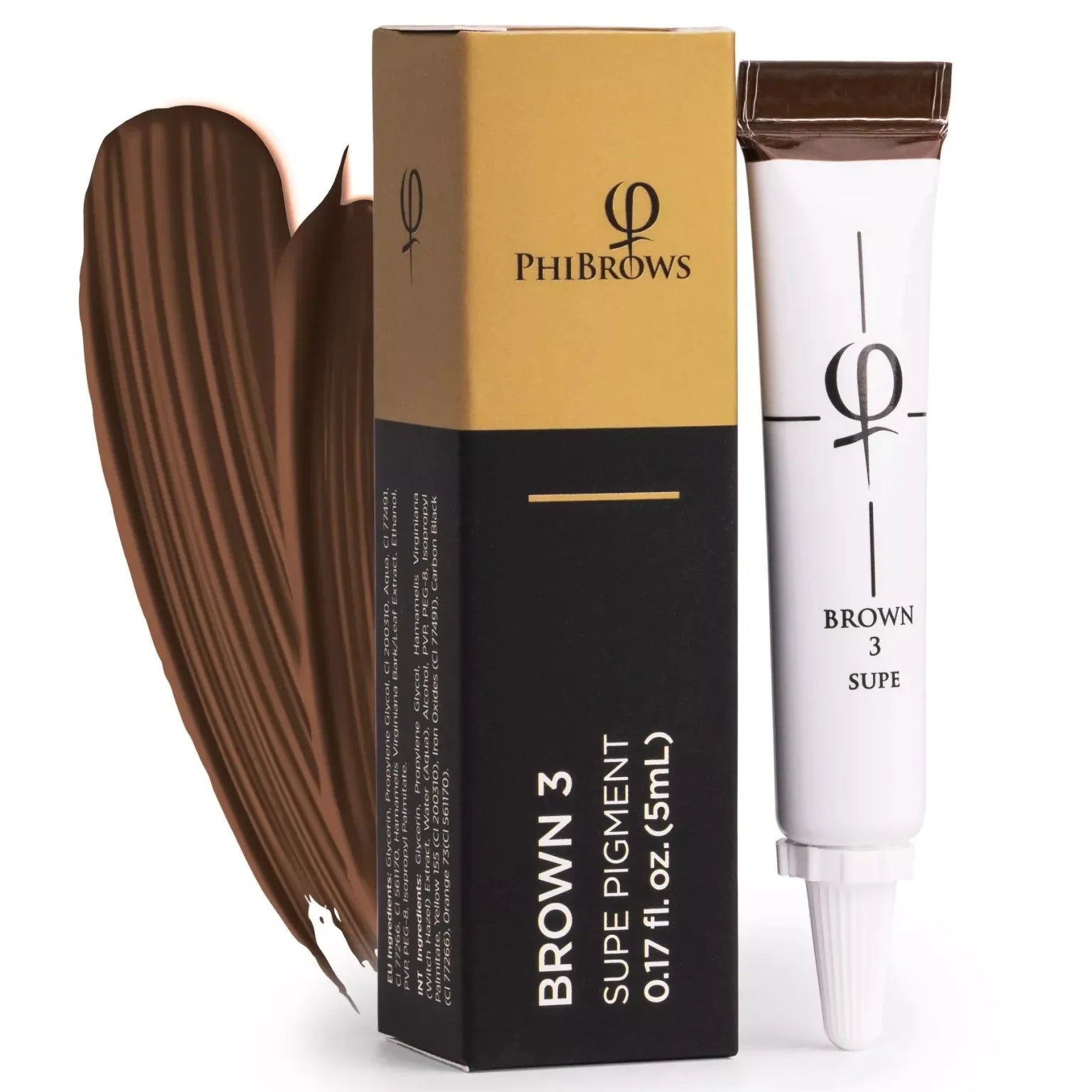 PhiBrows Brown 3 SUPE Pigment 5ml - Premium PhiSeller