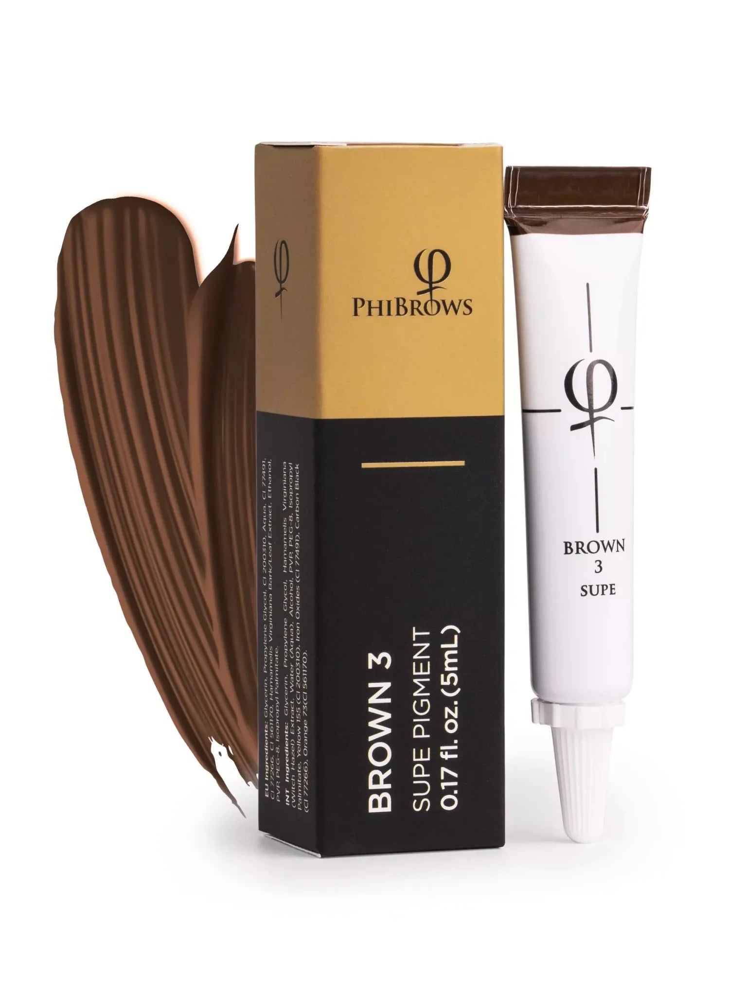 PhiBrows Brown 3 SUPE Pigment 5ml - Premium PhiSeller