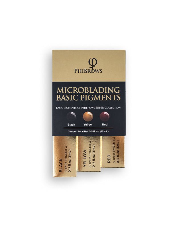 PhiBrows - Microblading BASIC Pigment Collection SUPER - Mr.PMU