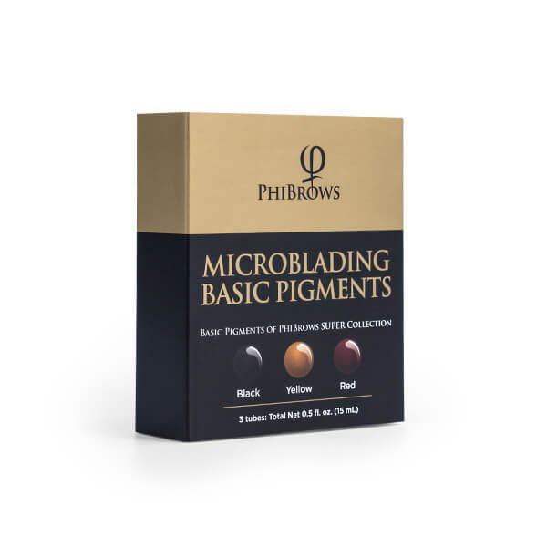 PhiBrows Microblading Colección de Pigmentos BASIC SUPER - Mr.PMU