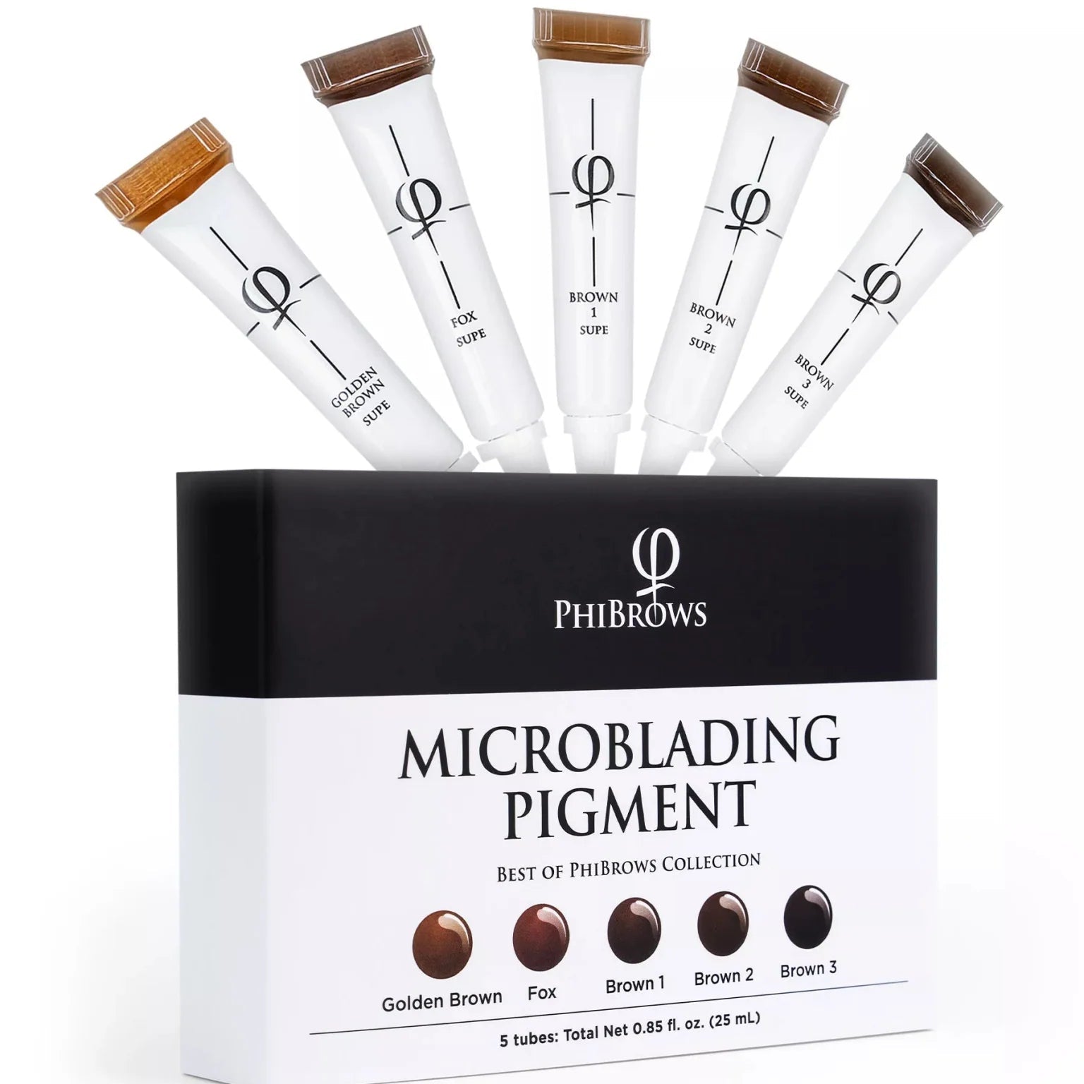 PhiBrows Microblading Pigment Set SUPE - Mr.PMU