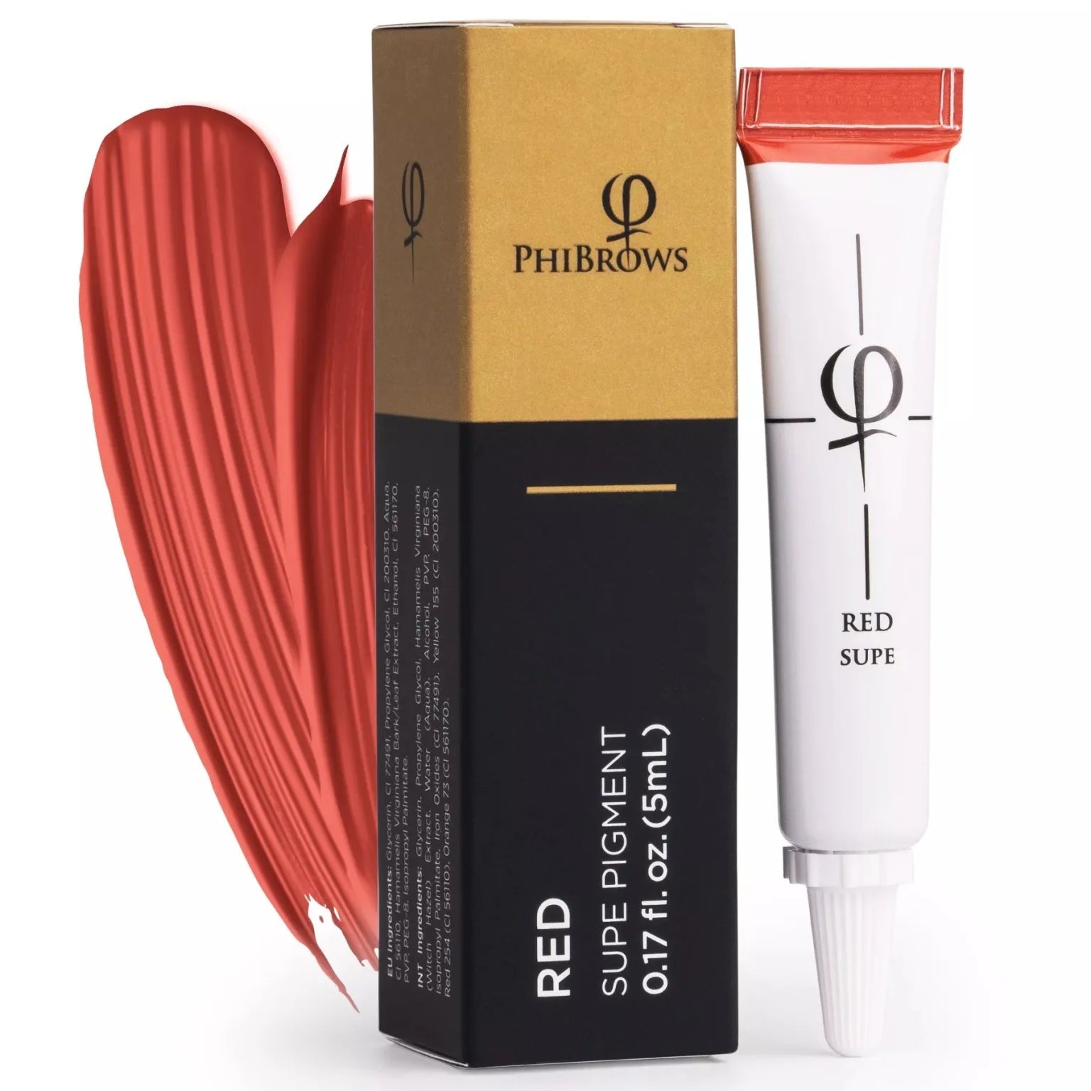 PhiBrows Red SUPE Pigment 5ml - Mr.PMU