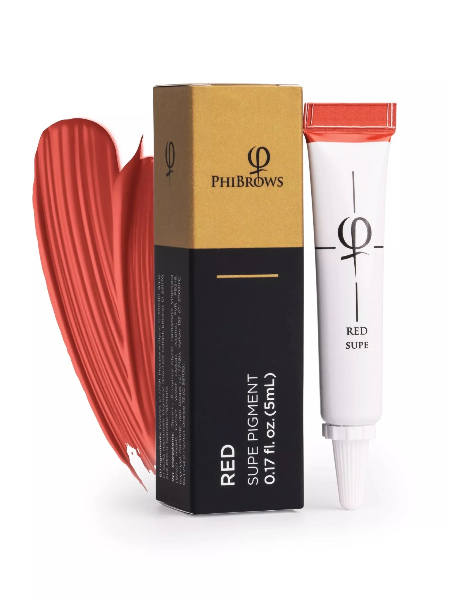 PhiBrows Red SUPE Pigment 5ml - Mr.PMU
