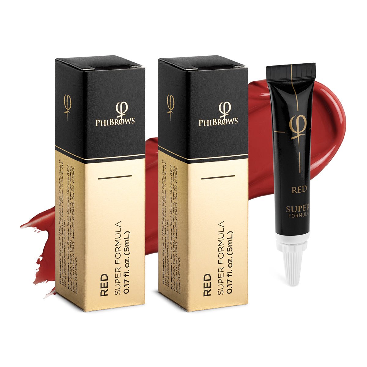PhiBrows RED SUPER - 2pcs - Mr.PMU