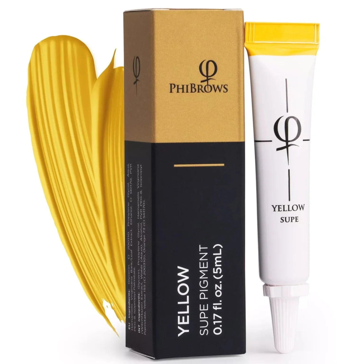 PhiBrows Yellow SUPE Pigment 5ml - Mr.PMU