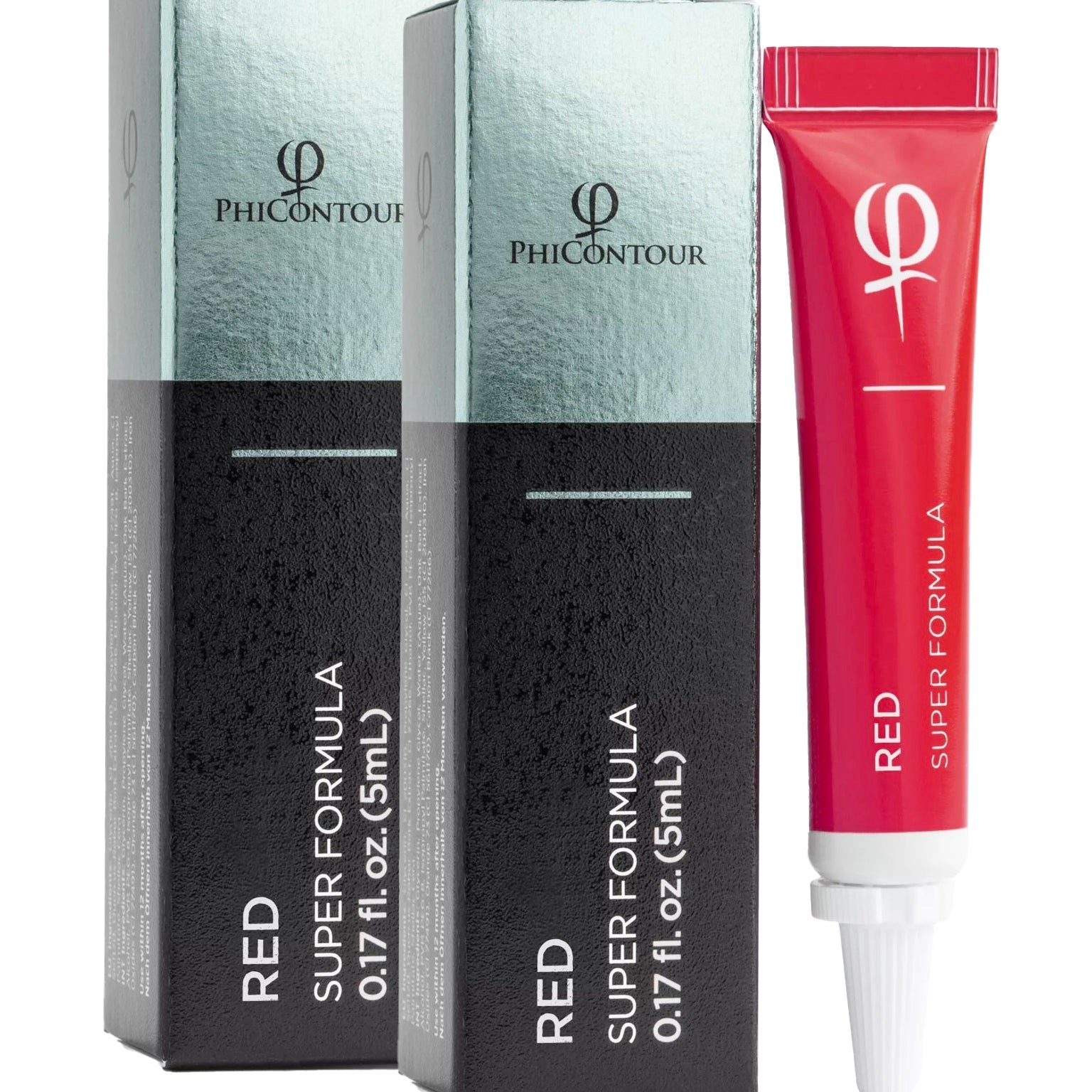 PhiContour Base RED SUPER Pigment 5ml - 2pcs - Mr.PMU