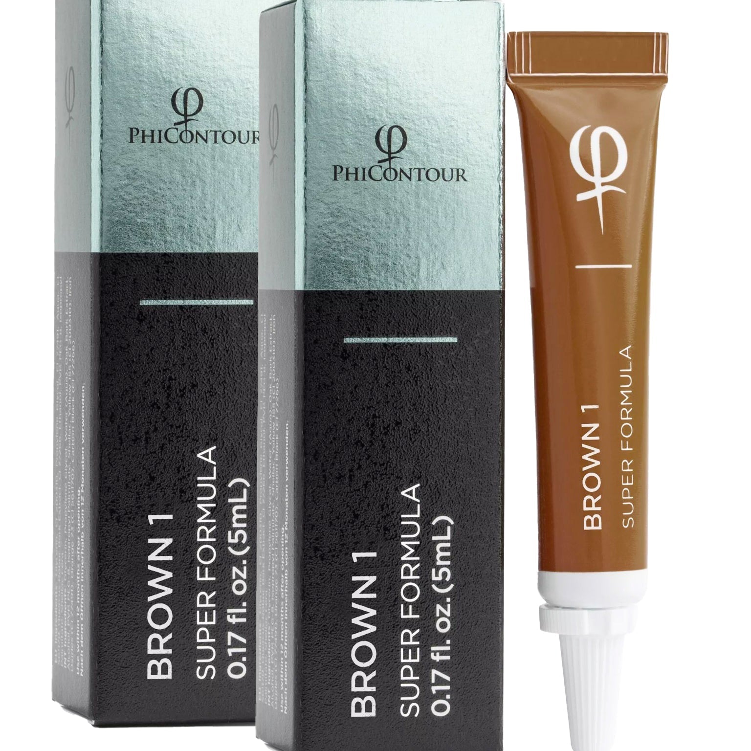 PhiContour BROWN 1 SUPER Pigment 5ml - 2pcs - Mr.PMU
