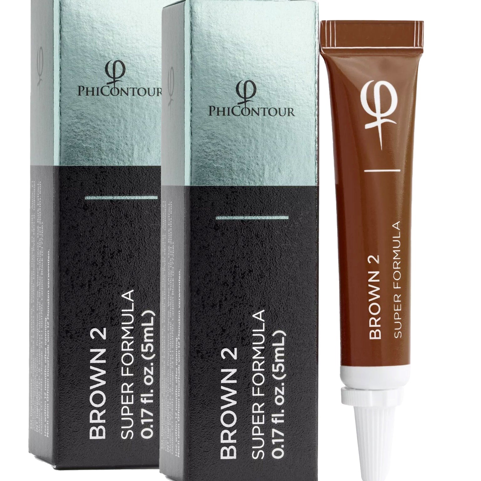 PhiContour BROWN 2 SUPER Pigment 5ml - 2pcs - Mr.PMU