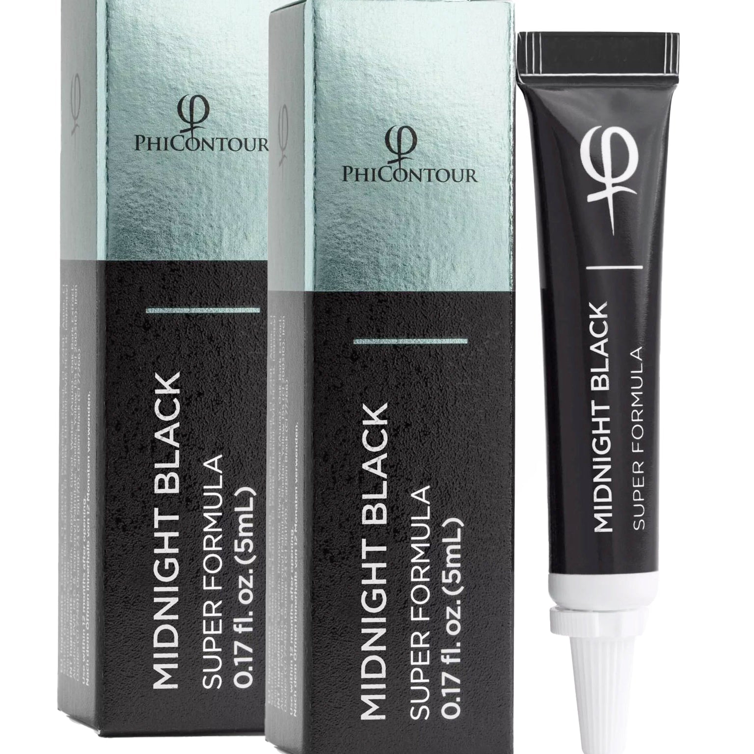 PhiContour MIDNIGHT BLACK SUPER Pigment 5ml - 2pcs - Premium PhiSeller