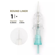 PMU Cartridges 0.20 1R - 3.5mm taper (EN17) 20 pcs - Mr.PMU