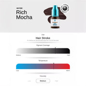 Rich Mocha PMU Hair Stroke Pigmento 10ml - mrpmu