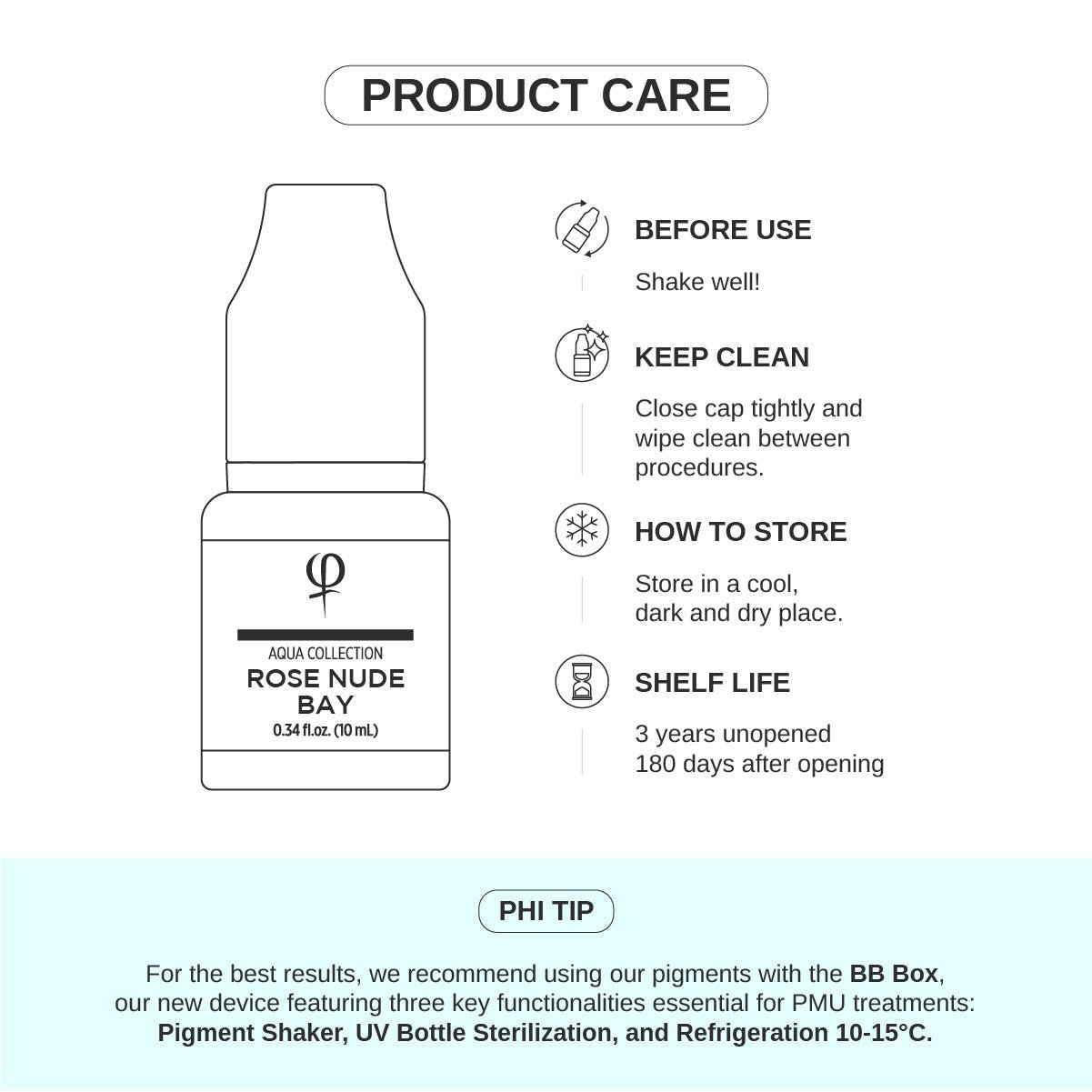 Pigmento Rose Nude Bay PMU 10ml - Mr.PMU