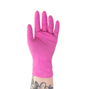 Scatola di guanti Rosa Nitrile - 100pcs - Mr.PMU
