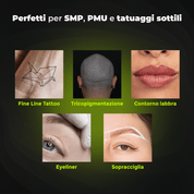 The Crown Killer – Aghi professionali micropigmentazione/PMU 0803RL 0.25mm (20 pz) - Mr.PMU