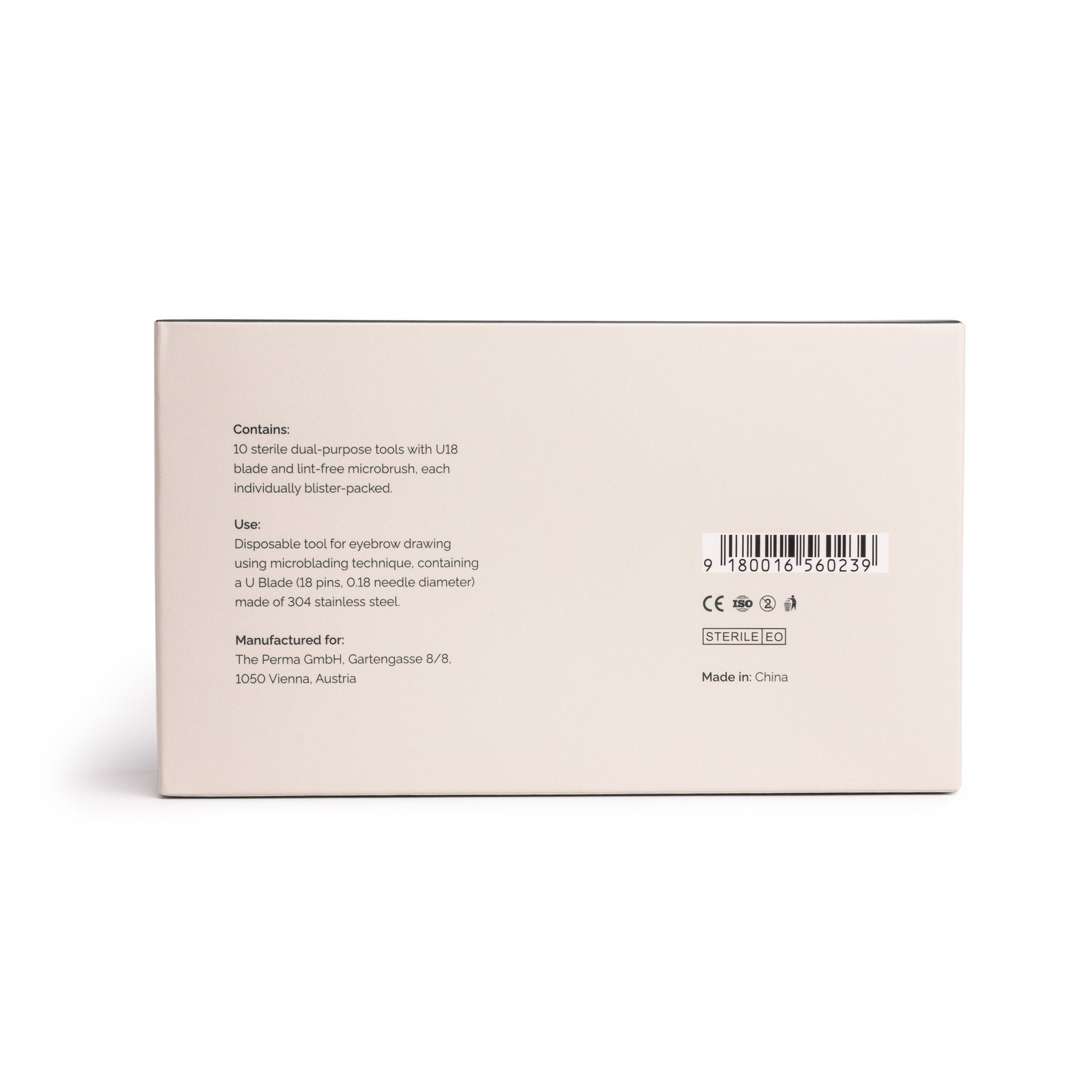 The Perma - Microblading Herramientas desechables 10 piezas - U18 0.18 - mrpmu
