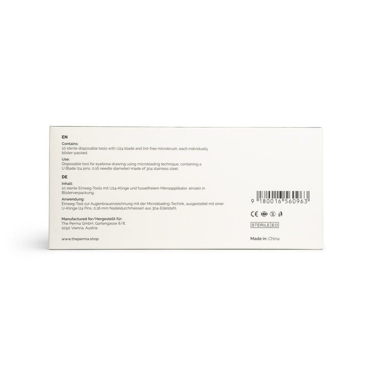 The Perma - Microblading Herramientas Desechables 10pcs - U24 0.16 - Mr.PMU