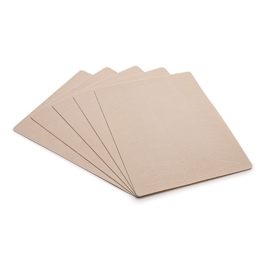 The Perma - Látex para práctica PMU con formas impresas y contornos sin tinta - 5pcs - mrpmu