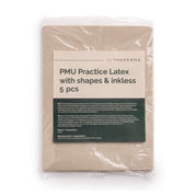 The Perma - Látex para práctica PMU con formas impresas y contornos sin tinta - 5pcs - mrpmu